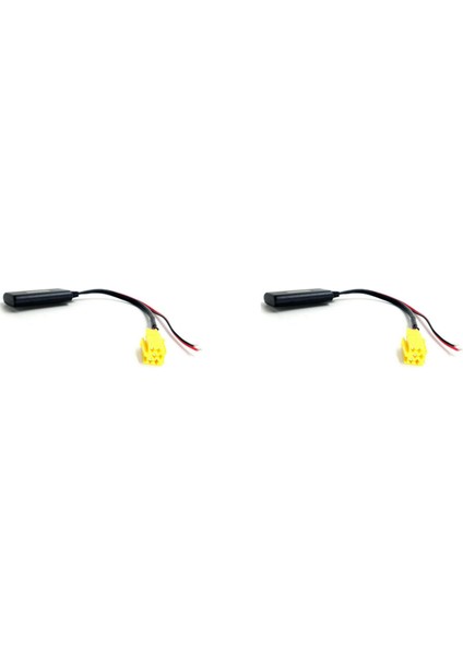 2x Araba Bluetooth Aux Kablosu Adaptörü Grande Punto Stereo Mını 6pin Bluetooth Modülü Adaptörü (Yurt Dışından)
