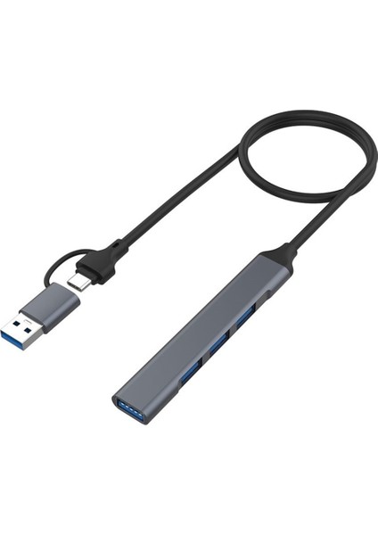 4 USB 2.0/usb 3.0 Hub Yerleştirme Adaptörü 5 Gbps Yüksek Hızlı Iletim Pc Bilgisayar Için Çok Bağlantı Noktalı USB Splitter Genişletici (Yurt Dışından)