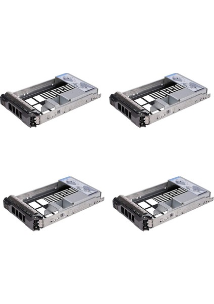 Poweredge Sunucuları Için 4x 3,5 Inç Sabit Sürücü Tepsisi - 2,5 Inç HDD Adaptörü ile Nvme SSD Sas Sata Braketi (Yurt Dışından)