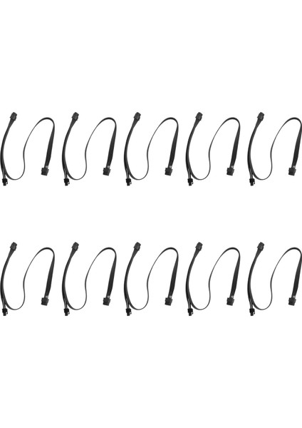 10X Pcıe 8 Pin Erkek - Çift Pcıe 2x 8 Pin (6+2) Güç Kaynağı Için Erkek Güç Adaptörü Kablosu 25 Inç + 9 Inç (Yurt Dışından)