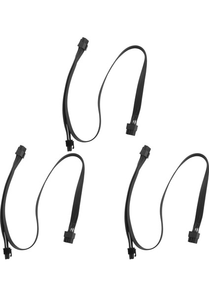 3x Pcıe 8 Pin Erkek - Çift Pcıe 2x 8 Pin (6+2) Güç Kaynağı Için Erkek Güç Adaptörü Kablosu 25 Inç + 9 Inç (Yurt Dışından)