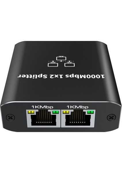 Ethernet Ayırıcı 1 Ila 2 - Cat5/5e/6/7/8 Kablo Için USB Güç Kablosu ile Yüksek Hızlı 1000 Mbps Ağ Ayırıcı Adaptörü (Yurt Dışından)