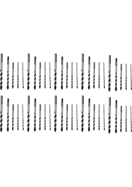100 Parça Çok Malzemeli Tungsten Karbür Matkap Ucu Seti Porselen Seramik Karo, Beton, Tuğla (3mm 4mm 5mm 6mm 8mm) (Yurt Dışından)