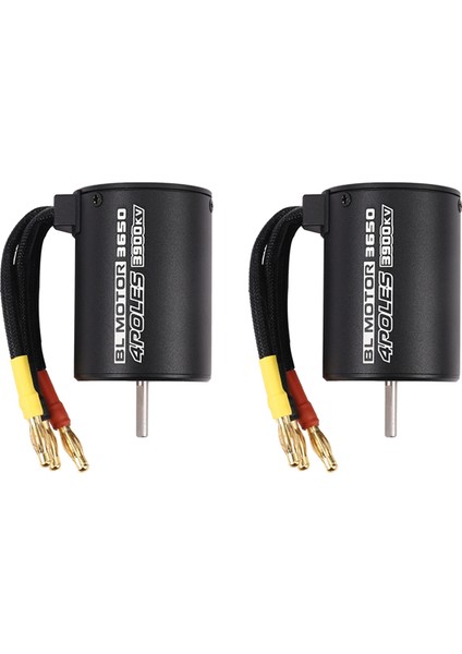 2x 3650 3900KV Fırçasız Motor Için 1:8 1:10 Rc Araba Kamyon Modeli Parçaları (Yurt Dışından)