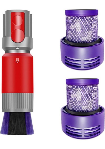 V10 Elektrikli Süpürge Için Uygundur Traceless Toz Giderme Yumuşak Fırça Ultra Dar Alan Emme Başlığı Filtresi (Yurt Dışından)