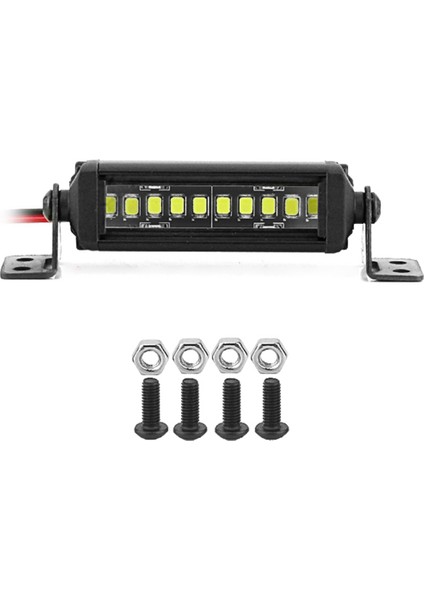 Rc Araba Tavan Lambası 24 36 LED Işık Çubuğu 1/10 Rc Paletli Eksenel SCX10 90046/47 SCX24 Wrangler D90 Trx4 Gövde, E (Yurt Dışından)
