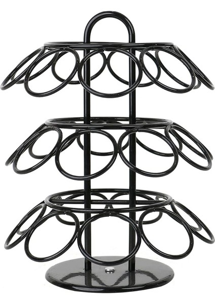 Kahve Kapsülü Tutucu, K Bardaklar Için Uyumlu Kahve Kapsülü Depolama (27 Kapsül), 360 Derece Döndürülebilir Kahve Kapsülü Tutucu Siyah (Yurt Dışından)