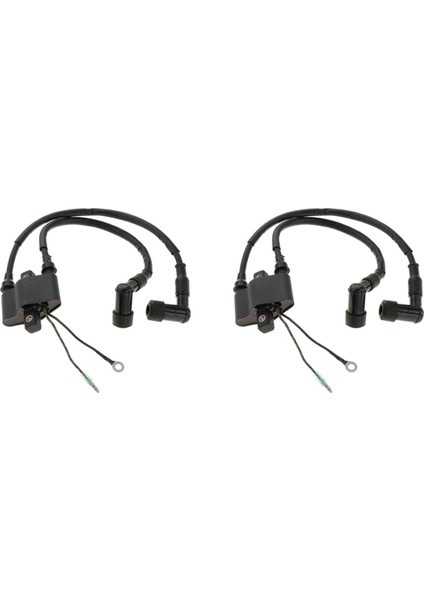 2x Dıştan Takma Tekne Motoru Ateşleme Bobini Parçaları 3G2-06040-4 803706A1 3G2-06040 3G2060404 Tohatsu 9.9 15 18HP (Yurt Dışından)