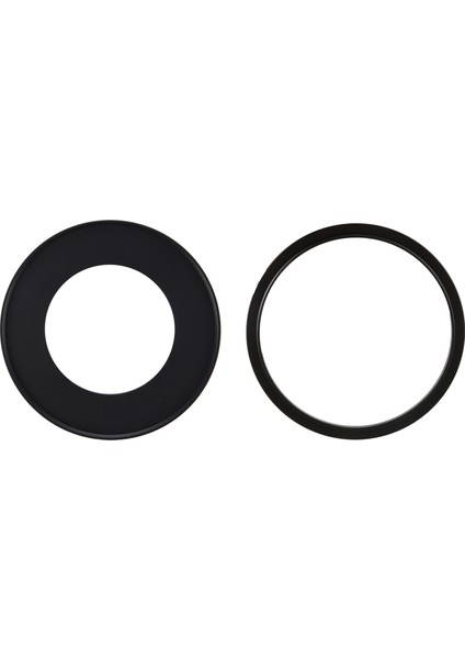 2x Kamera Lens Filtresi Yükseltme Halkası 49MM-77MM/72MM-77MM Adaptör Siyah (Yurt Dışından)
