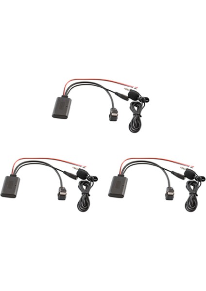 3x Araba Bluetooth 5.0 Aux Kablosu Mikrofon Handsfree Cep Telefonu Pioneer Radyo Için Ücretsiz Arama Adaptörü Ip-Bus P99 P01 (Yurt Dışından)