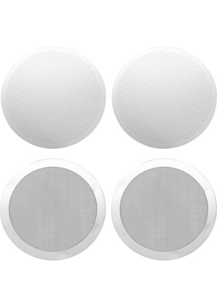 Kahve Makinesi Için Kahve Filtreleri Yeniden Kullanılabilir Kahve Filtresi 2 Tip Yıkanabilir Paslanmaz Çelik Hasır -Filtreler (Yurt Dışından)