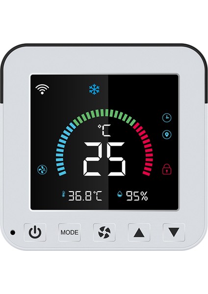 Tuya Akıllı Yaşam Yeni Wifi Termostat DC5V Klima Ir Uzaktan Kumanda Zamanlayıcı Sıcaklık Nem Sensörü (Yurt Dışından)