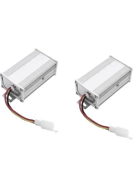 2x Elektronik Trafo Dc 36V 48V 60V 72V 12V 10A Elektrikli Bisiklet Dönüştürücü Adaptör Aşağı Trafo (Yurt Dışından)