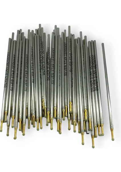 Metal Gümüş Deri Kalemi 500 Adet