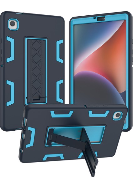 Samsung Galaxy Tab A9 Koruyucu Kapak Şok Geçirmez Kickstand Tablet Kılıfı (Yurt Dışından)