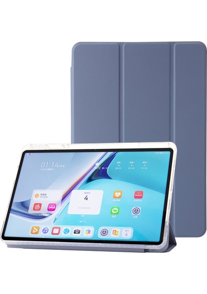 Huawei Matepad 11 (2021) / (2023) Deri+Tpu+Net Akrilik Üç Katlı Stand Kapağı (Yurt Dışından)