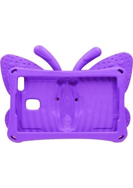 Samsung Galaxy Tab A7 Lite 8.7 / Tab A9 Kelebek Stili Kickstand Eva Tablet Kapak (Yurt Dışından)