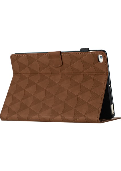 iPad Mini / Mini 2 / Mini 3 / Mini 4 / Mini (2019) 7.9 Deri Kasa Standı Elmas Doku Tablet Kapağı (Yurt Dışından) fırsatları