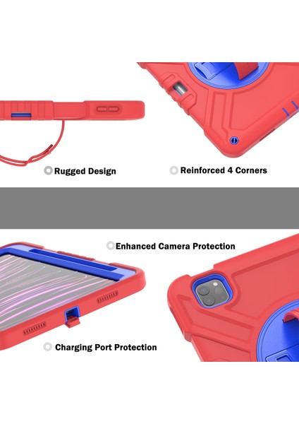 iPad Pro 11 (2021) / (2022) / iPad Air (2020) / (2022) Kickstand Koruyucu Kapak (Yurt Dışından)