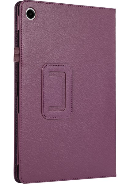 Samsung Galaxy Tab A9+ Çizik Geçirmez Deri Tablet Koruyucu Kapak (Yurt Dışından)