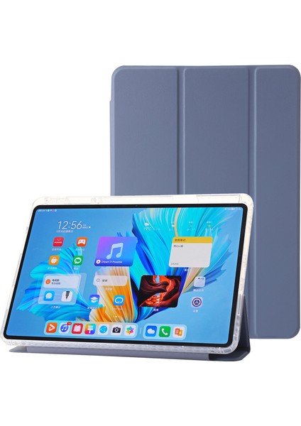 Huawei Matepad 11.5 / Matepad Air 11.5 (2023) Tri Katlı Stand Deri Tablet Kapağı (Yurt Dışından)