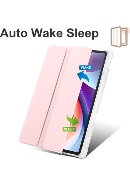Lenovo Tab M11 Tri-Kat Şeffaf Arka Otomatik Uyku / Uyandırma Kapağı Kalem Yuvası (Yurt Dışından) fiyatları