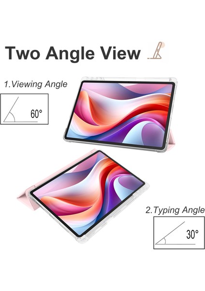 Lenovo Tab M11 Tri-Kat Şeffaf Arka Otomatik Uyku / Uyandırma Kapağı Kalem Yuvası (Yurt Dışından) modelleri