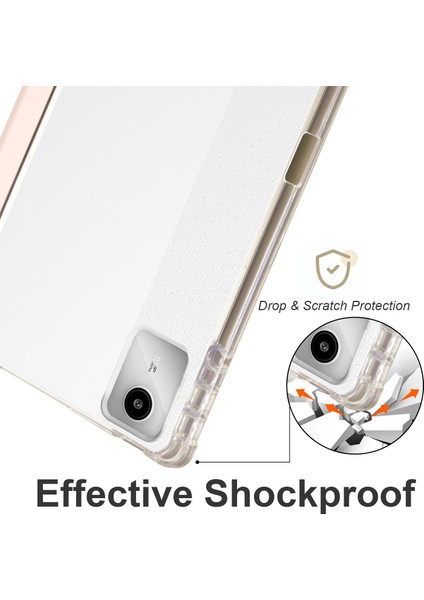 Lenovo Tab M11 Tri-Kat Şeffaf Arka Otomatik Uyku / Uyandırma Kapağı Kalem Yuvası (Yurt Dışından) indirimleri