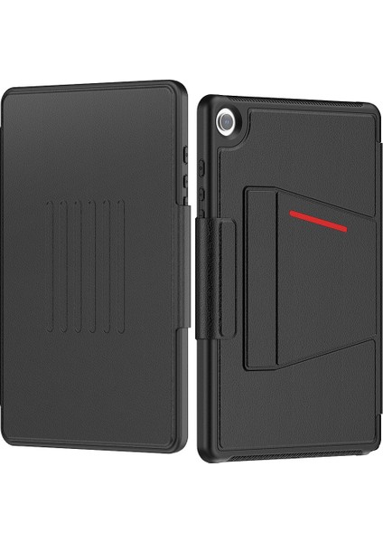Samsung Galaxy Tab A9+ SM-X210 / X216 / X218 Kickstand Case Card Slot Tablet Deri Kapak (Yurt Dışından)
