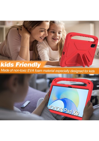 Honor Pad X9 / X8 Pro El Kavrama Kickstand Kids Tablet Cover (Yurt Dışından) fırsatları
