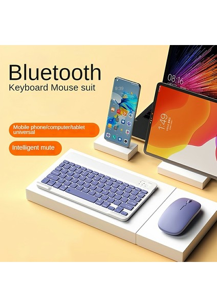 iPad Pro 11 (2021) / (2022) Fare ile Bluetooth Klavye Seti, Dönen Kickstand Tablet Kutusu (Yurt Dışından) modelleri