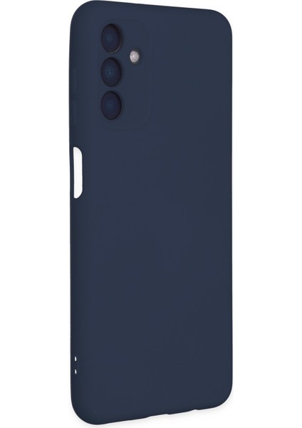 Samsung Galaxy A04S Kılıf Nano Içi Kadife Silikon - Lacivert 300099