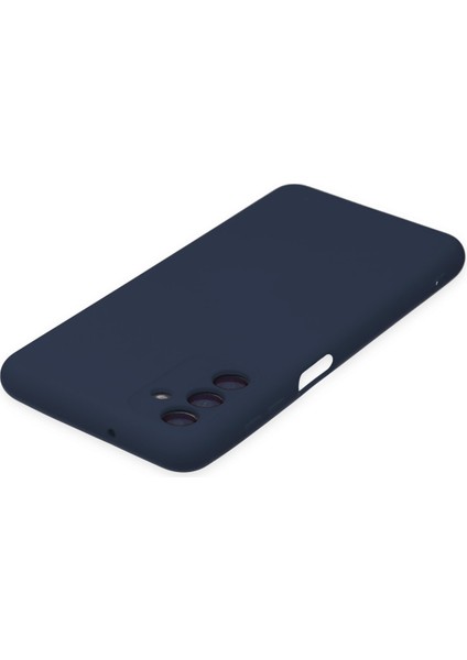 Samsung Galaxy A04S Kılıf Nano Içi Kadife Silikon - Lacivert 300099
