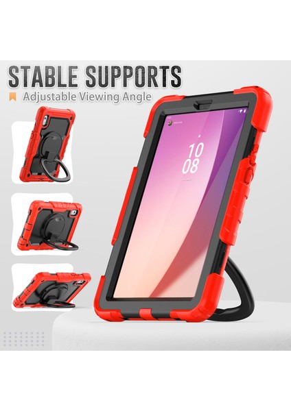 Lenovo Tab M9 / Lenovo K9 Kickstand Case Pc+Silikon Tablet Kapak Kayış (Yurt Dışından) indirimleri