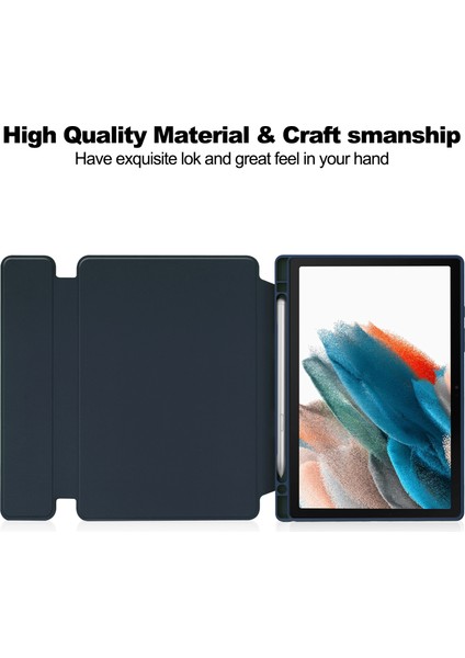 Samsung Galaxy Tab A8 10.5 (2021) / (2022) Bluetooth Klavyeli Döner Stand Tablet Kapağı (Yurt Dışından) fiyatları