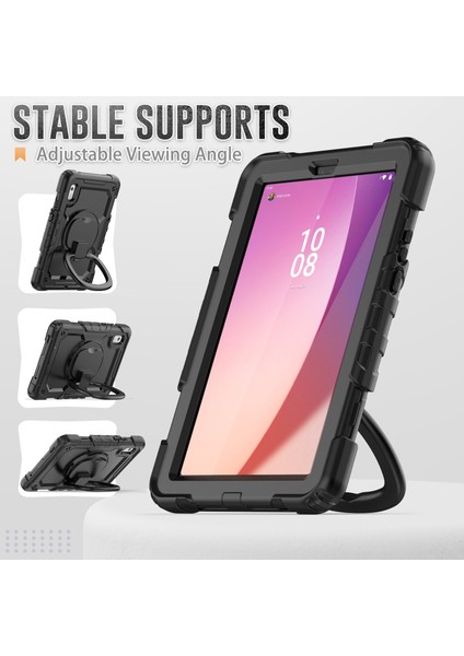 Lenovo Tab M9 / Lenovo K9 Kickstand Case Pc+Silikon Tablet Kapak Kayış (Yurt Dışından) indirimleri
