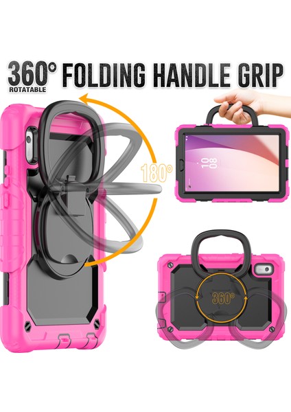 Lenovo Tab M9 / Lenovo K9 Kickstand Case Pc+Silikon Tablet Kapak Kayış (Yurt Dışından) modelleri