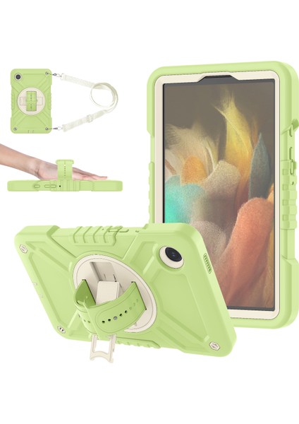 Samsung Galaxy Tab A9 Koruyucu Kapak Kickstand Tablet Kılıfı Kayış (Yurt Dışından)