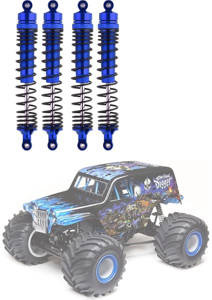4WD 1/8 Rc Araba Için 4 Adet Ön ve Arka Amortisör, 2 (Yurt Dışından) indirimleri