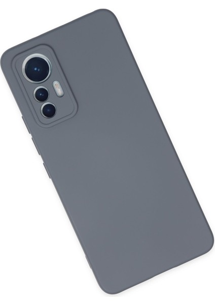 Xiaomi Mi 12 Lite Kılıf Nano Içi Kadife Silikon - Gri 300099