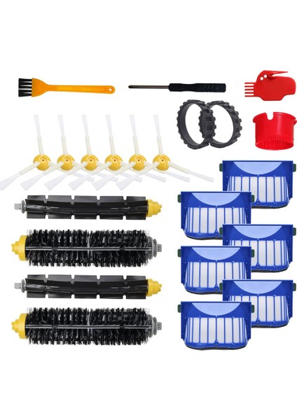 Rulo Fırça Yan Fırçalar 630 650 Için Hepa Filtreler (Yurt Dışından)