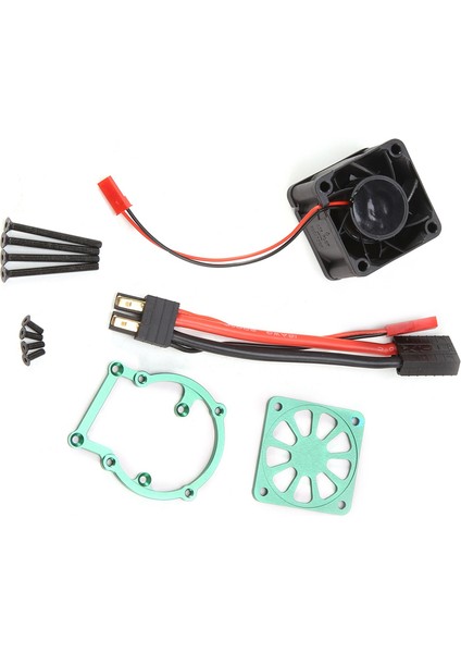 1/8 Kızak Rc Araba Için Metal Soğutma Fanı Motoru Isı Emici, Yeşil (Yurt Dışından)