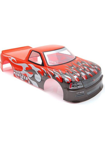 1/10 Rc Araba Için T-10 Pvc Boyalı Gövde Kabuğu 1/10 Rc Araba, Kırmızı (Yurt Dışından) fiyatları