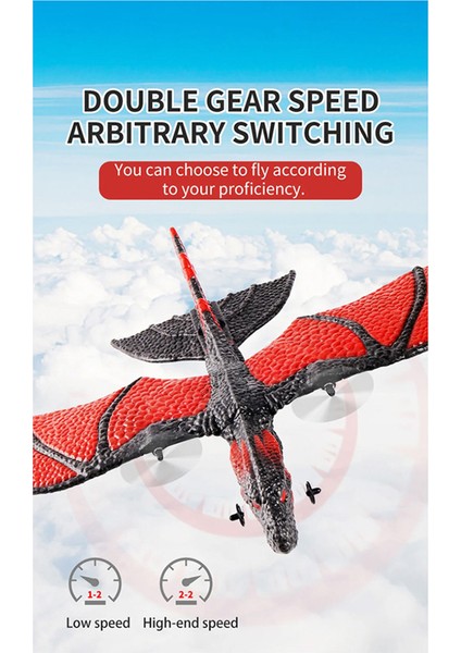 Çocuklar Için Rc Plane 2.4g Simüle Uçan Ejderha Uçağı (Yurt Dışından)