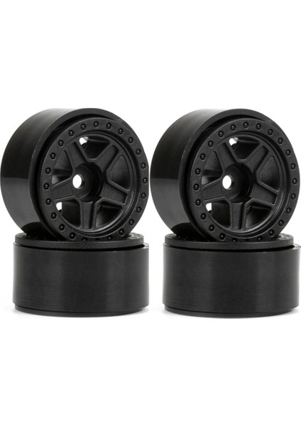 4 Adet 1.0 Inç Naylon 5-Spokes Beadlock Tekerlek Jantları, 1/24 Rc Araba Için,1 (Yurt Dışından)