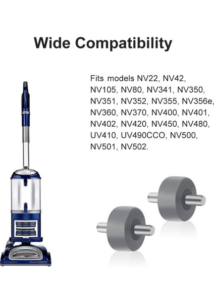 Elektrikli Süpürge NV350, NV351, NV352, NV355 Için 2 Takım Ön Tekerlek (Yurt Dışından) fırsatları