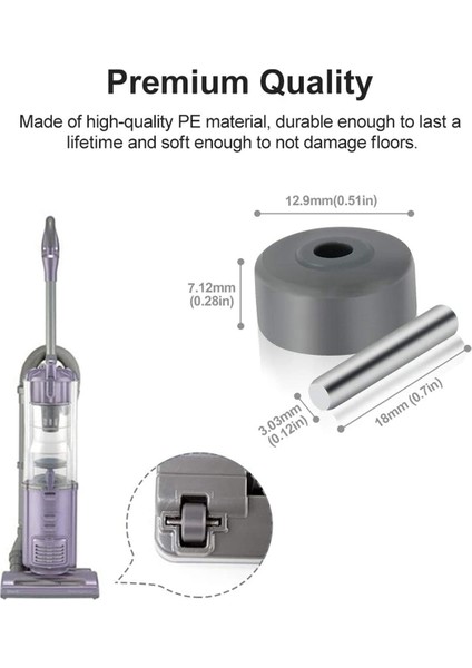 Elektrikli Süpürge NV350, NV351, NV352, NV355 Için 2 Takım Ön Tekerlek (Yurt Dışından) indirimleri