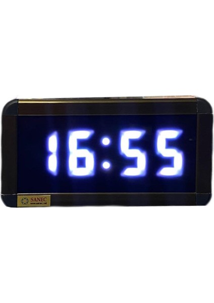 Sanec Dijital LED Duvar ve Masa Saati ve Derece - Beyaz (Kasa Ölçüleri: 7X17 Cm) fırsatları