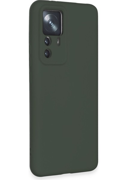 Xiaomi Mi 12T Kılıf Nano Içi Kadife Silikon - Koyu Yeşil 300099 fiyatları