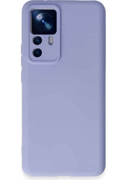 Xiaomi Mi 12T Pro Kılıf Nano Içi Kadife Silikon - Lila 300099